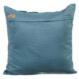"Designer Pintucks, Textured, Striped Gray Blue Bed Pillow Case 24""x24""/26""x26" - thumbnail 3