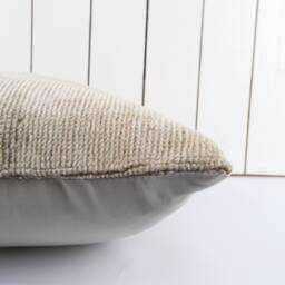 Handmade Wool Kilim Pillow Cover Farmhouse Bohemian Decor - 18x18 - thumbnail 4