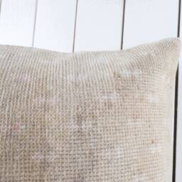 Handmade Wool Kilim Pillow Cover Farmhouse Bohemian Decor - 18x18 - thumbnail 3