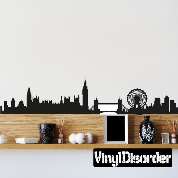 London Skyline Vinyl Wall Decal Or Car Sticker Ss039Et - image 1