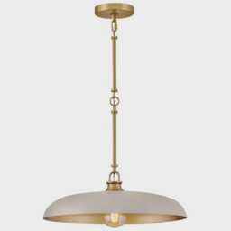 Hinkley Sadie Mid-Century Modern Lacquered Brass Pendant Light - 18 - thumbnail 2