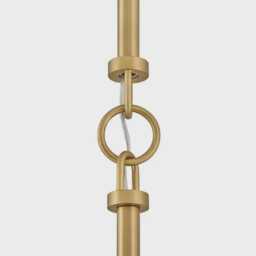 Hinkley Sadie Mid-Century Modern Lacquered Brass Pendant Light - 18 - thumbnail 3
