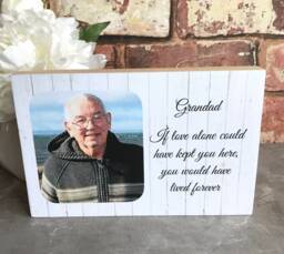 Memorial Photo, in Loving Memory, Photo Gift, Remembrance Bereavement Memory Sign, Frame - thumbnail 1