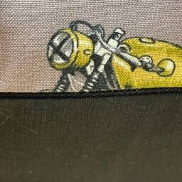 100% Cotton - Cushion Cover With Classic Motorcycles Crn001-Cush - thumbnail 3
