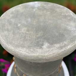 Outdoor Plinth Statue Concrete Column Sculpture Stone Pedestal Decoration Handmade Stand Art Plinth Lover Gift Yard - thumbnail 2