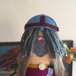 Handmade Barbarian Christmas Tree Topper Unusual Holiday Decor - thumbnail 4