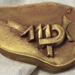 Virgo Horoscope Symbol Bas Relief Zodiac Astrological Sign Small Sculpture Wall Art Original Birthday Gift Gold Silver Home Office Decor - thumbnail 3
