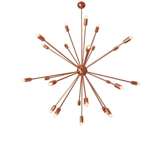 Sputnik - Elegant Sputnik Chandelier With 24 Arms Mid-Century Modern Lighting Option - image 1