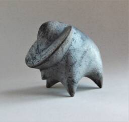 "Ceramic Sculpture ""Buffalo"