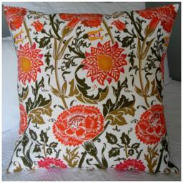 Floral.pillow Cover.slip Cover.spring.home Decor.greens.olive.yellow Gold.russet.muted Orange.country Decor.pillow Covers.slip Covers.fall - thumbnail 1