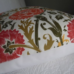 Floral.pillow Cover.slip Cover.spring.home Decor.greens.olive.yellow Gold.russet.muted Orange.country Decor.pillow Covers.slip Covers.fall - thumbnail 3