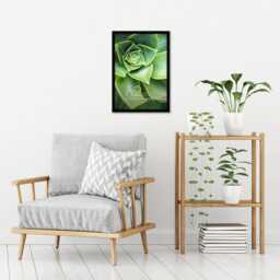 A2 Picture Frame in White - Engineered Wood With Polished Plexiglass Horizontal & Vertical Formats For Wall 42x59.4 cm Poster Fame - thumbnail 3