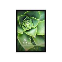 A2 Picture Frame in White - Engineered Wood With Polished Plexiglass Horizontal & Vertical Formats For Wall 42x59.4 cm Poster Fame - thumbnail 2