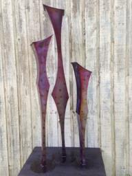 Metal Art Free Standing Home Decor Art Sculpture By Holly Lentz - thumbnail 1