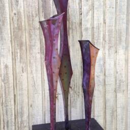Metal Art Free Standing Home Decor Art Sculpture By Holly Lentz - thumbnail 2