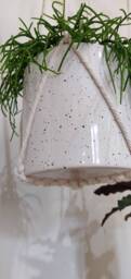 3 Pack Or Single Available Simple Minimalist Adjustable Macrame No Tassel Hanging Plant Holder, Hanger Short, Med Long Gift UK - thumbnail 2