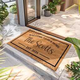 The Navarro Family Personalized Doormat - Custom Entry Entryway Welcome Rug - thumbnail 4