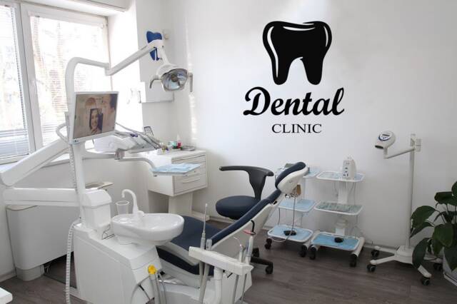 Dental Clinic Wall Decal Tooth Vinyl Sticker, Removable Decor 1280 - image 1