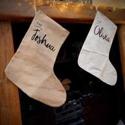 Personalised For Name Christmas Eve Sack Or Stocking - thumbnail 4