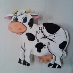 Udderly Adorable Bovine Pendulum Clock - thumbnail 2