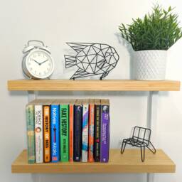 Geometric Tropical Fish - Wall Art Hanging Decoration Home Decor Black Printinghive - thumbnail 2