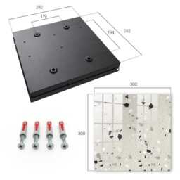 Gray Pattern Key Cabinet For Home, Box Minimalist Textures, Lovers Of Modern Design - thumbnail 4
