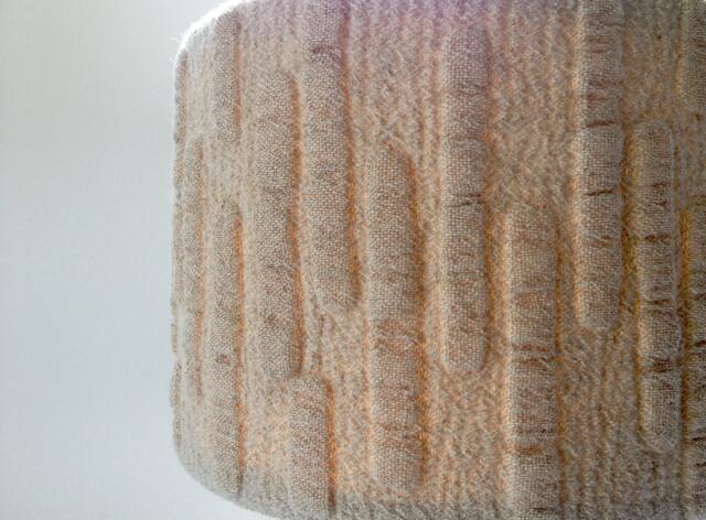 Linen Rods Lampshade Textured Drum Shade, Modern Lighting - image 1