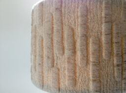 Linen Rods Lampshade Textured Drum Shade, Modern Lighting - thumbnail 1