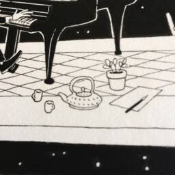 The Sharps - Original Hand Drawing Poster Art Black & White - thumbnail 3
