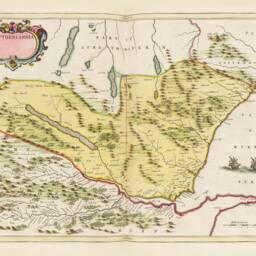 Sutherlands Map - Sovtherlandia Old Antique 1665 Blaeu Vintage Wall Art - Lairg Ardgay Pulrossie Clashmore Rosehall - thumbnail 3