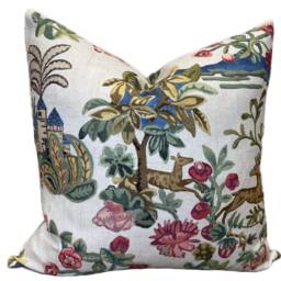 G.p & J Baker Knights Tale Light Jewel Double Sided Cushion Cover Pillow Coverts - thumbnail 2