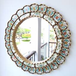 "Peruvian Mirrors ""Harmonious Ivory 50cm" - thumbnail 3