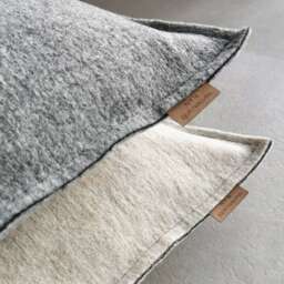 Couchfriend Marla Decorative Cushions Wool Cushions Loden Sofa Soft Felted Loden Made Of Pure New Wool