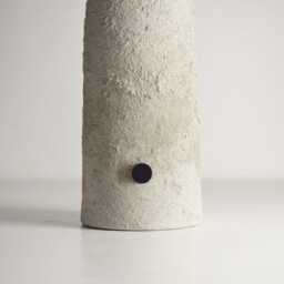 Handmade Dimmable Ceramic Table Lamp With Concrete Texture Debarro De Barro - thumbnail 2