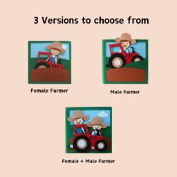 Personalized Quiet Book Farm - Busy As A Gift For Babies & Toddlers - Birthday Kids Montessori Toy - thumbnail 1