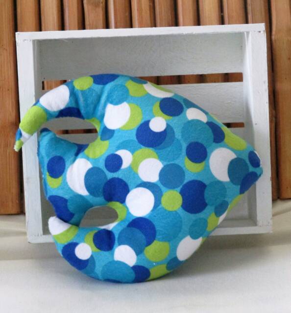 Minky Angel Fish Pillow Colorful Nautical Nursery Decor - image 1