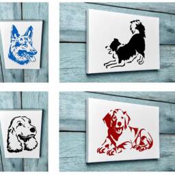 Scottie Dog Mylar Stencil Reusable Painting Template - thumbnail 2