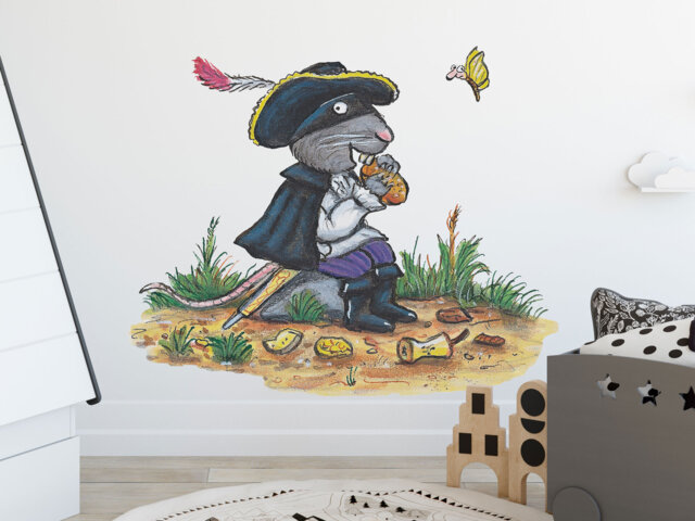 Highway Rat Wall Sticker, Eating Pastries Stickers, Decal, Gruffalo & Friends Sticker - image 1