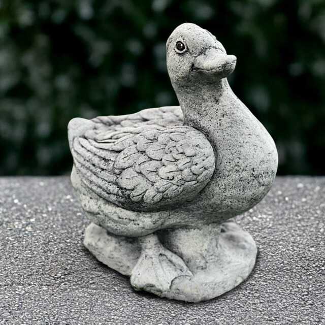 Concrete Goose Sculpture Stone Duck Figurine Outdoor Bird Statue Duck Lover Gift Front Door Decoration Animal Ornament Garden & Home Art - image 1