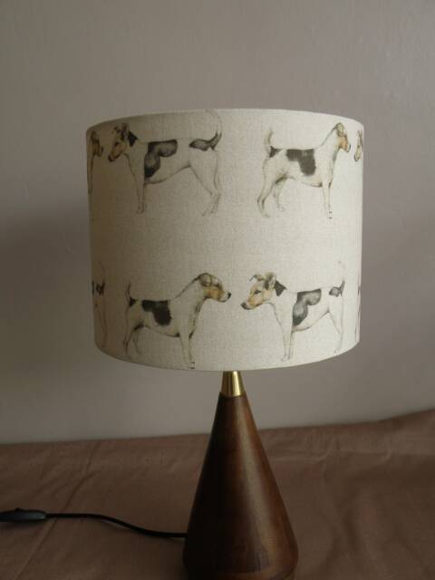 Voyage Eddie & Teddy Fabric Lampshades 20, 25, 30 Or 40cm Handmade - image 1