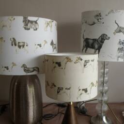 Voyage Eddie & Teddy Fabric Lampshades 20, 25, 30 Or 40cm Handmade - thumbnail 4