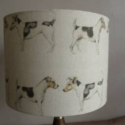 Voyage Eddie & Teddy Fabric Lampshades 20, 25, 30 Or 40cm Handmade - thumbnail 2