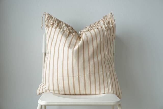 Tribal Hand Woven Natural Dye Color Pillow Cover - image 1