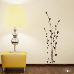 Cattails Wall Decals Floral - Vinyl Tree Art Stickers Cat Tails Custom Home Decor - thumbnail 1