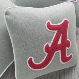 Alabama A Letterman Pillow, Roll Tide, University Of Alabama, Crimson Tide - thumbnail 2
