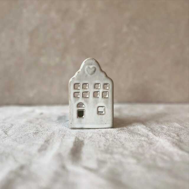 Natural Ceramic House Tea Light Holder - image 1
