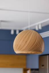 Handcrafted Bamboo Wood Pendant Light Modern Kitchen-And-Dining Chandelier Lighting -Us Prepaid Tariffs-Scandi Hanging Light Fixture - Wind