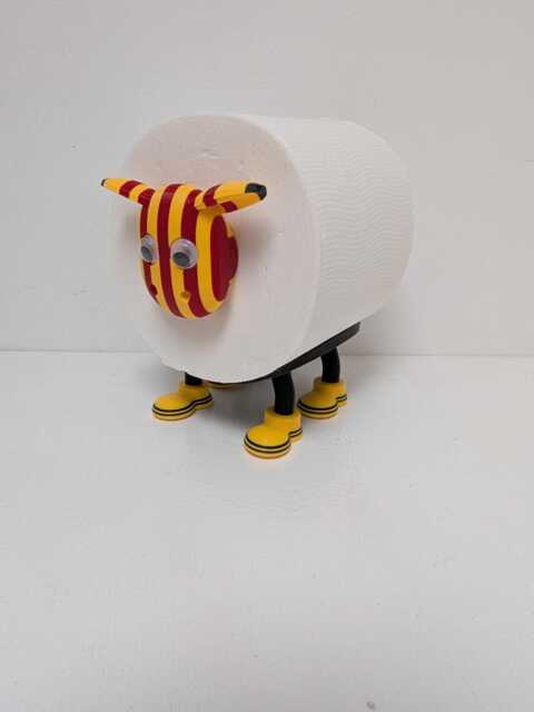 Bradford City Toilet Roll Holder - Funny Football Gift For Him Or Her, Quirky Bathroom Decor Novelty Bantams Soccer Fan Present - image 1