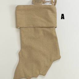 Indiana Christmas Stocking Reclaimed Fabric, Hoosier State Gift - thumbnail 2