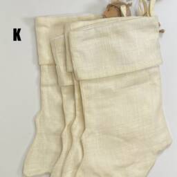 Indiana Christmas Stocking Reclaimed Fabric, Hoosier State Gift - thumbnail 4